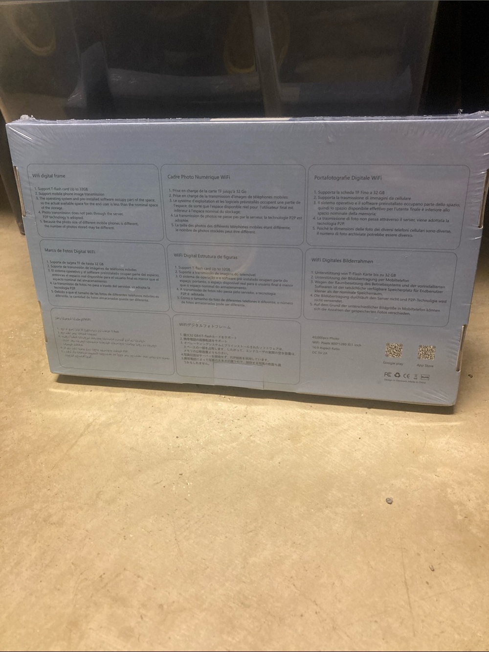 Framer Digitial Picture Frame Add with Wi-Fi from Anywhere NIB 32GB